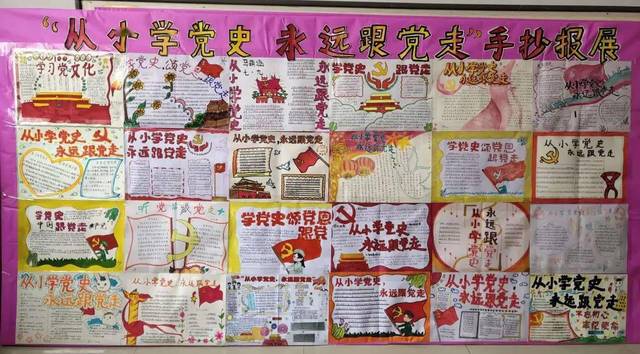 最新永远跟党走手抄报,最新永远跟党走手抄报